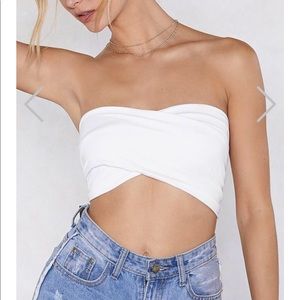 NEW with Tags! White Crop Top